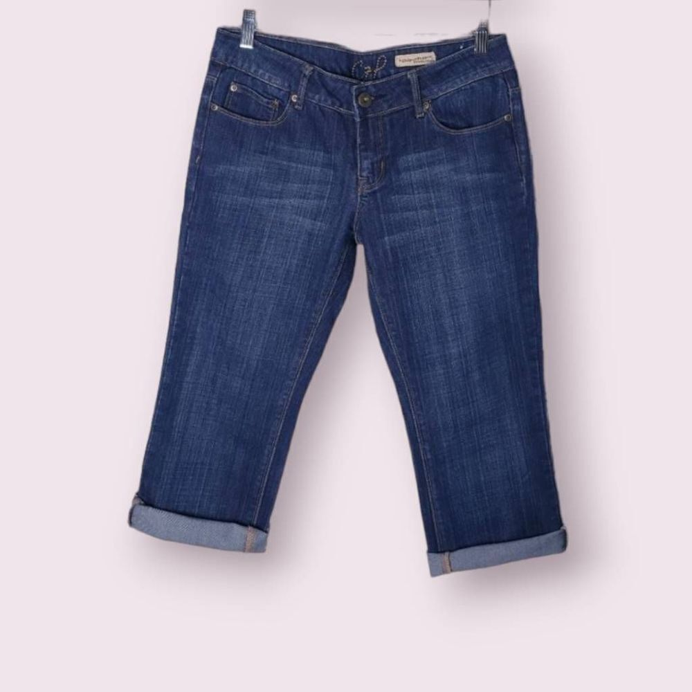 Chip and Pepper crop jeans cut off raw hem size 7 - Picture 2 of 11